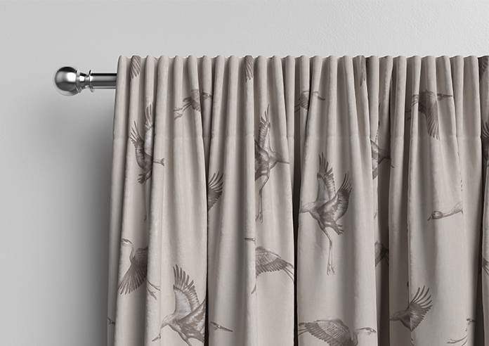 Cranes, Pearl - Made to Measure Curtains - Image 10